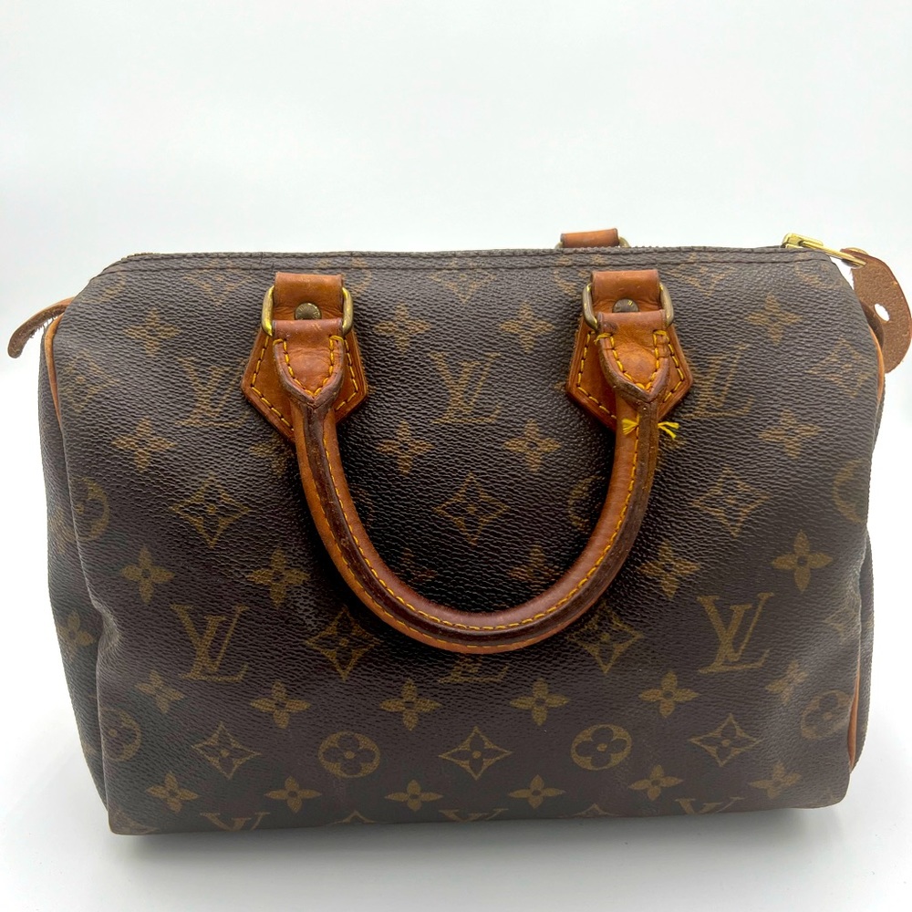 Vintage Preowned Louis Vuitton Monogram Boston Speedy 25 Bag